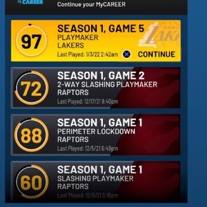 2k22 account PS4/PS5.